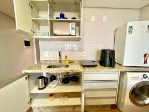 Flat Alto, Confortável com Lavadora e Airfryer