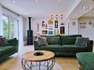 Maisons de vacances Maison avec grand jardin clos, baby-foot, barbecue, garage, Wi-Fi - Calme et confort en Flandre - FR-1-510-221 : photos des chambres