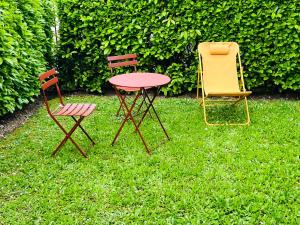 Appartement standing avec jardin, 4 personnes, stratégiquement situé