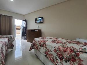 Suíte para 5 Pessoas com Ar e Próxima ao Centro