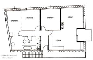 Appartements Residence Lupins - 85m2 bien equipe pour 6 personnes a St Martin de Belleville MAE-7334 : photos des chambres