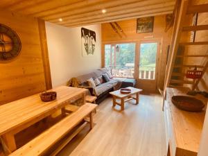 Appartement rénové avec balcon et garage à La Clusaz - FR-1-459-231