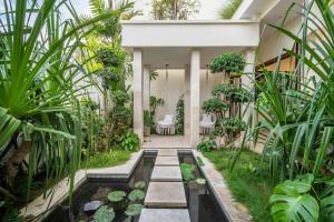 Magic River Villa Rice field view