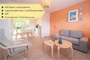 La Rafale rez de chaussée - Accès Privée à la plage - Grand-Fort-Philippe