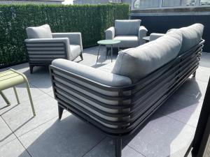 Penthouse studio voor 2 met 2 ruime terrassen op 6 min wandelen van het strand van Oostende