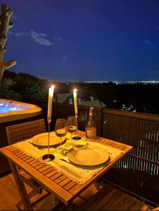 Maisons d'hotes Chalet, Jacuzzi, Vue Panoramique : photos des chambres