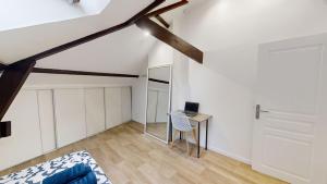 Appartements Residence Calme au Bord de Seine a Melun avec Jardin Terrasses et vue sur la Seine : photos des chambres