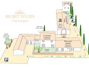Appart'hotels Secret d-Uzes - Le Loft - Avec piscine chauffee : photos des chambres