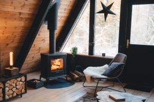 Two Black Cabins