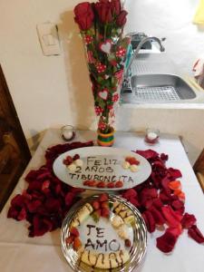 Bella casita de adobe vía a la laguna de Tota