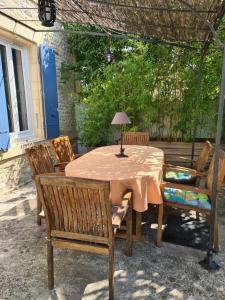 Maison de vacances en pierre avec piscine