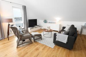 Waterkant, Loft am Hafen mit Traumblick über Hafen, Schlei und Ostsee