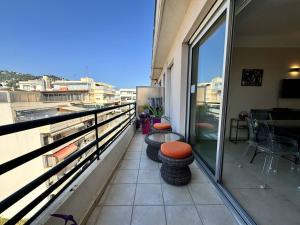 Cannes proche Croisette - 2 pièces au calme avec terrasse