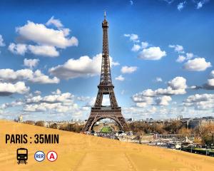 Appartements Cartier Disney 7min Train 6min Paris parking : photos des chambres