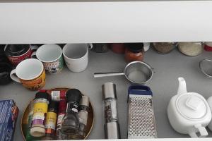 Studio with patio - steps away from Center