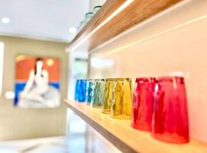 Studio with patio - steps away from Center 