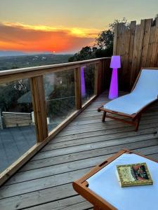 Mobil home vue exceptionnelle et spa - Domaine de lIle dOr