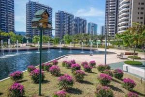 Apartamento um quarto Ilha Pura, Rio Centro, próx Parque Olímpico