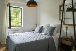 Habitación azul en casa con encanto - Oiartzun