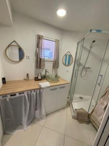 Maisons de vacances Studio independant au calme avec terrasse privative : photos des chambres