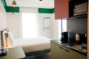 Appart'hotels All Suites Appart Hotel et Hotel - Paris 13 - Porte d'Italie :  Studio Confort (Lit Double)
