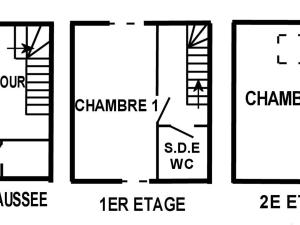 Maisons de vacances Maison de Ville a La Montagne avec Wifi, Animaux admis, Proche Nantes - FR-1-306-1286 : photos des chambres
