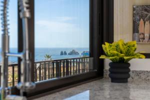 Private and heated POOL with ARCH VIEW new condo!