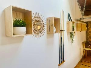 Maisons de vacances Pinede, plage et billard : photos des chambres
