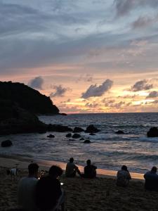Landscape beachfront bungalow in Rawai