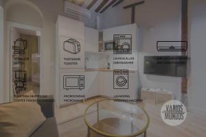 Centrico Apt 7pax en Anton Martin-Centro E2