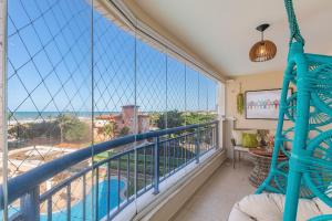 No balanço do mar Experiência única, vista mar, flat projetado