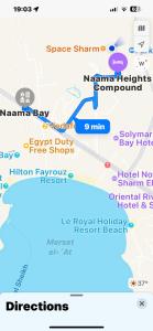 Naama bay Luxury stylish entire flat with en-suit rooms -centre of Sharm