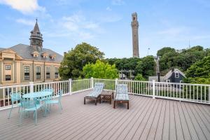 Expansive Deck with Waterviews and views of Ptown Monument