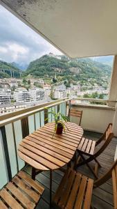 Appartement centre vue lac Léman