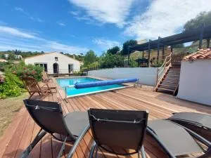 Villa tout confort clim piscine wifi 7 personnes - Trausse