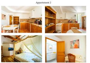 Maisons de vacances Belle villa provencale et dependances dans un domaine de 2 Ha piscine, sauna, balneo : photos des chambres