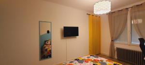 La maison ocre - chambre turquoise