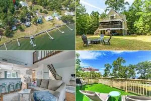 Riverside Dreams -golfcart-views-screened porch - Piney Point