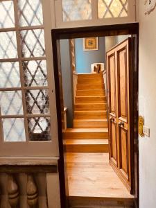 Historic design house near aquarium