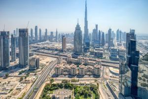 Blueground Index Tower BK view pool gym DXB-857