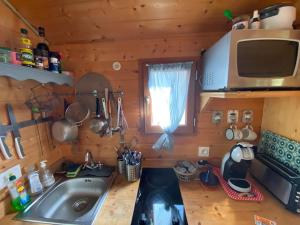 Roulotte 300 m de la Plage tout confort