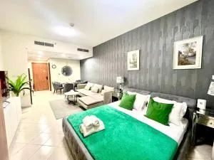 Amazing Studio Apartment in The Crescent A Tower IMPZ - Dubai