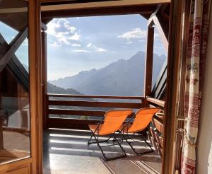 Charming apartment with exceptional view, 200 m from gondola, 1 bedroom max 6 persons