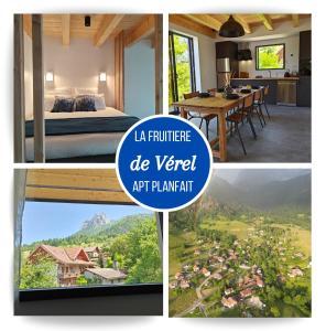 Appartements La Fruitiere de Verel, logements modulables neufs, calmes, entre lac et montagne, max 11 personnes : Appartement avec Vue sur la Montagne
