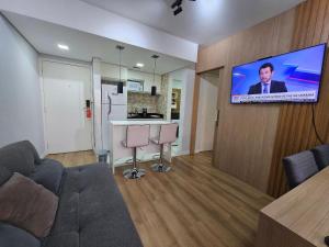 Flat Hotel reformado Perto do Metro de Moema