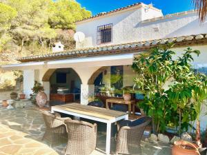 Casa rural exclusiva con vista al mar en Calpe