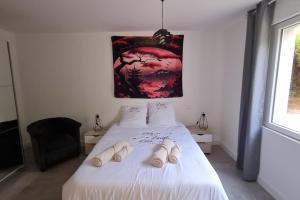 3 piéces raffiné au calme dans un cadre verdoyant