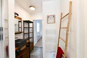 Maisons de vacances St Gildas de Rhuys - Maison 10 personnes avec 5 chambres, 900 m plage et 500 m centre bourg : photos des chambres