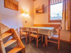 Studio divisible + mezzanine, pied des pistes, 5 pers, Valmorel - FR-1-356-197