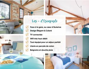Appartements Evasions-Escapade, centre-ville, gare : photos des chambres